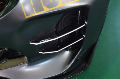led lit foglight bumper canard for kia stinger