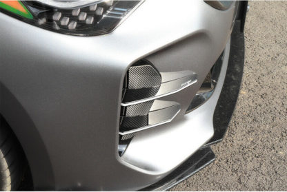led lit foglight bumper canard for kia stinger
