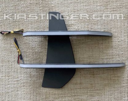 led devils claw foglight canards matte black finish