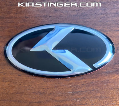 new kia 3.0 klexus best fitting steering wheel badge emblem overlay