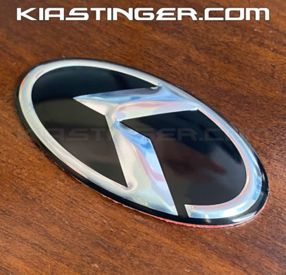 new kia 3.0 klexus best fitting steering wheel badge emblem overlay