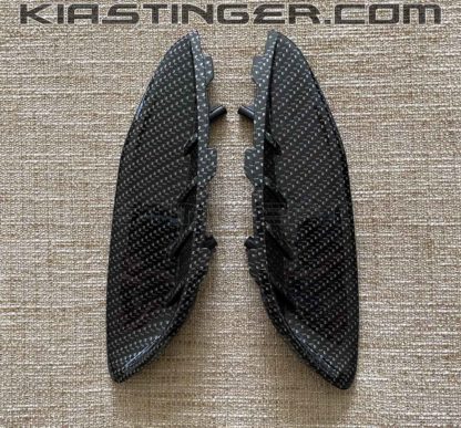 carbon fiber rear bumper moldings