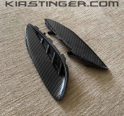 carbon fiber rear bumper moldings