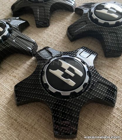 carbon fiber stinger e wheel center caps