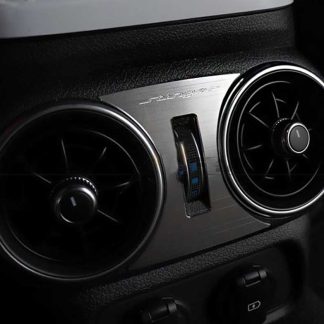 Brushed Aluminum Rear Vent Molding