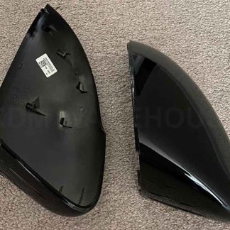 Glossy Black Mirror Caps