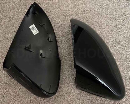 Glossy Black Mirror Caps