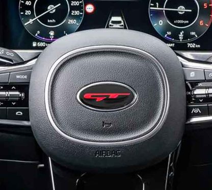 Red GT Steering Wheel Overlay