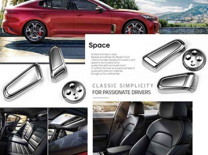 Metallic Seat Lever Cover Set - Image 3