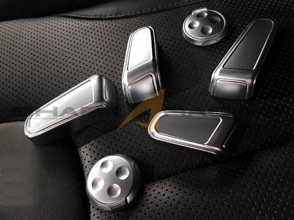 Metallic Seat Lever Cover Set