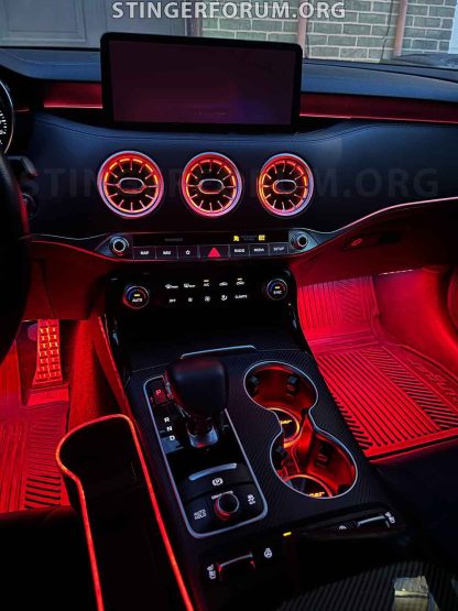 LED Ambient Air Vents Kit RGB Multiple Colors - Image 2