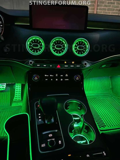 LED Ambient Air Vents Kit RGB Multiple Colors - Image 3