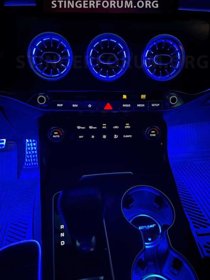 LED Ambient Air Vents Kit RGB Multiple Colors - Image 6
