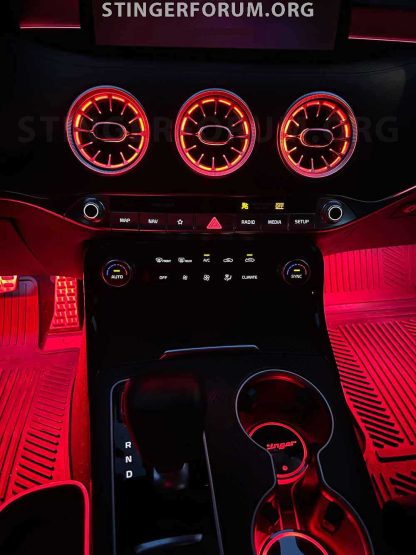 LED Ambient Air Vents Kit RGB Multiple Colors - Image 8